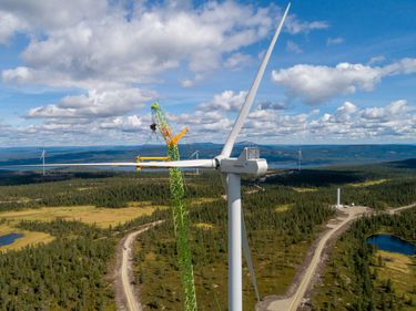 Tuulepargi ehitustööd (foto: Joakim Lagercrantz)