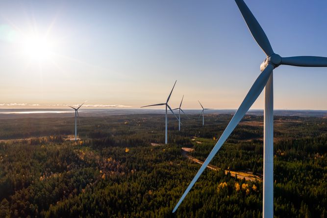 Hornamossen wind farm, Sweden