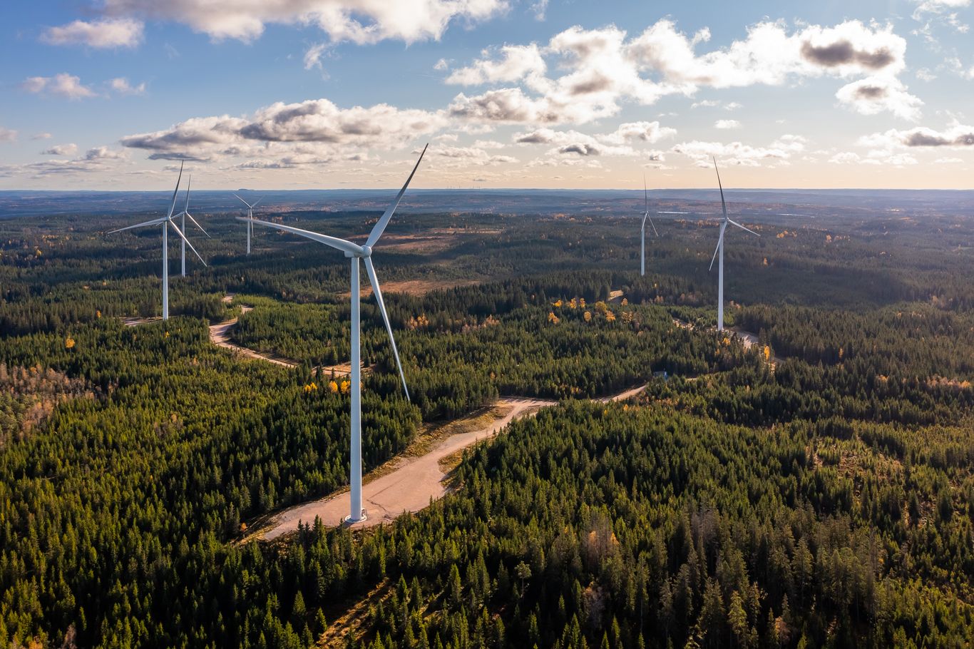 Hornamossen vindpark, Sverige